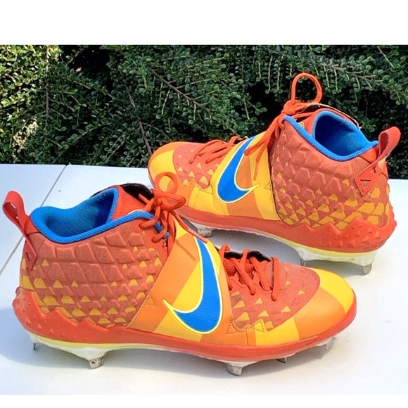 NIKE FORCE ZOOM TROUT 6 PRM 2019 MLB ROCK & ROLL CLEATS AT3880-800 Mens 12.5 main image 14